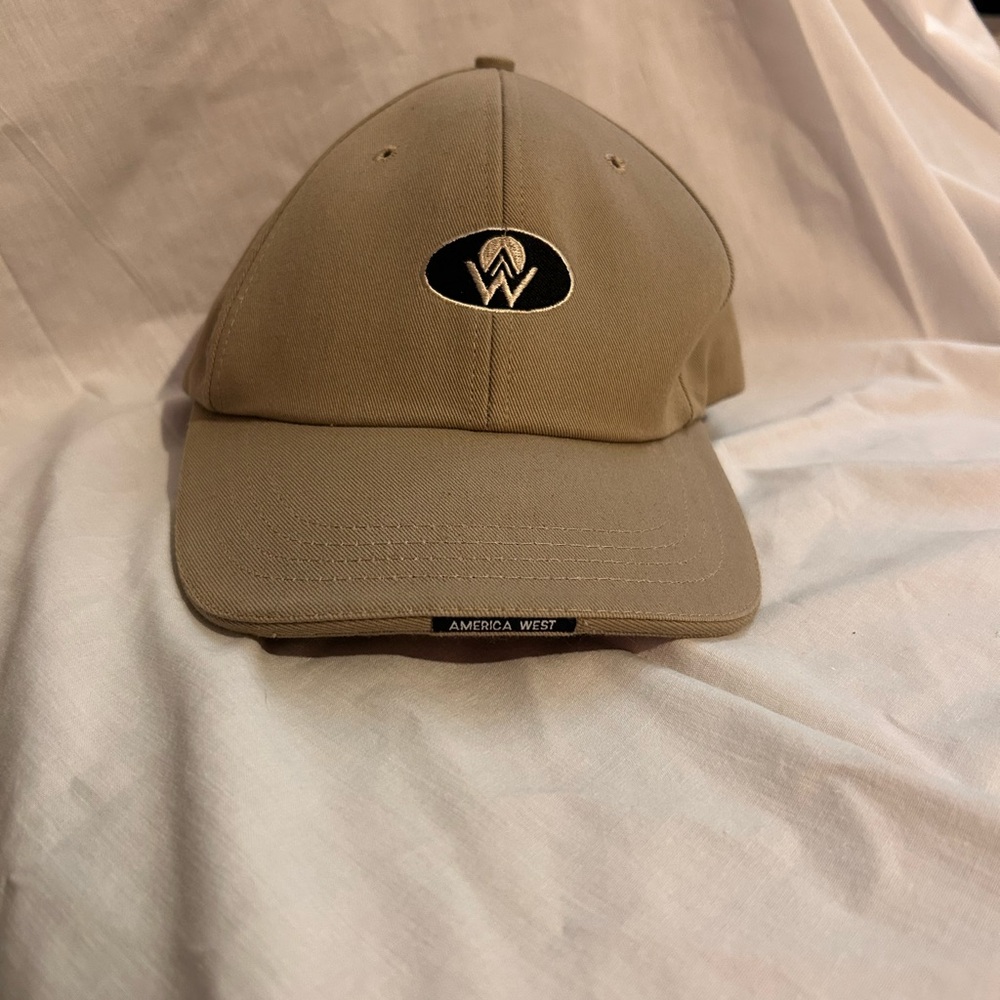 America West Tan Baseball Cap
